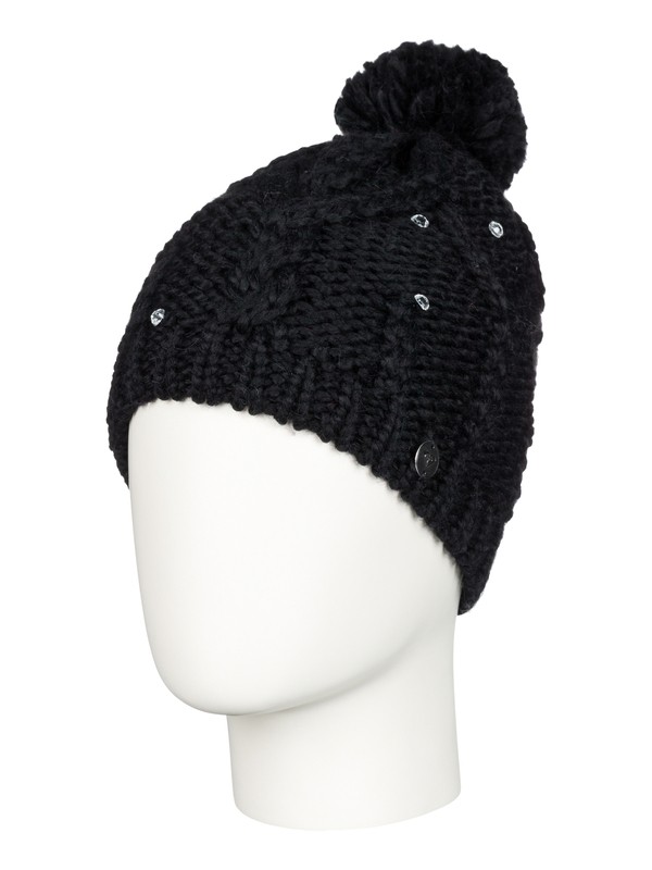 roxy, Girl's 7-14 Shooting Star Beanie, ANTHRACITE (kvj0) 0 Girl's 7-14 Shooting Star Beanie ERGHA03001 Roxy