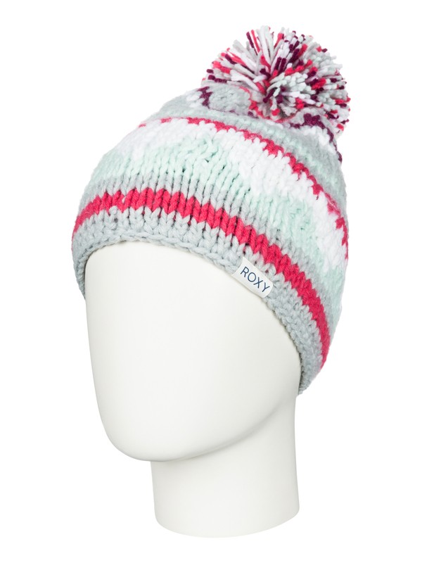 roxy, Girl's 7-14 Djuni Beanie, HERITAGE HEATHER (sgrh) 0 Girl's 7-14 Djuni Beanie ERGHA03002 Roxy