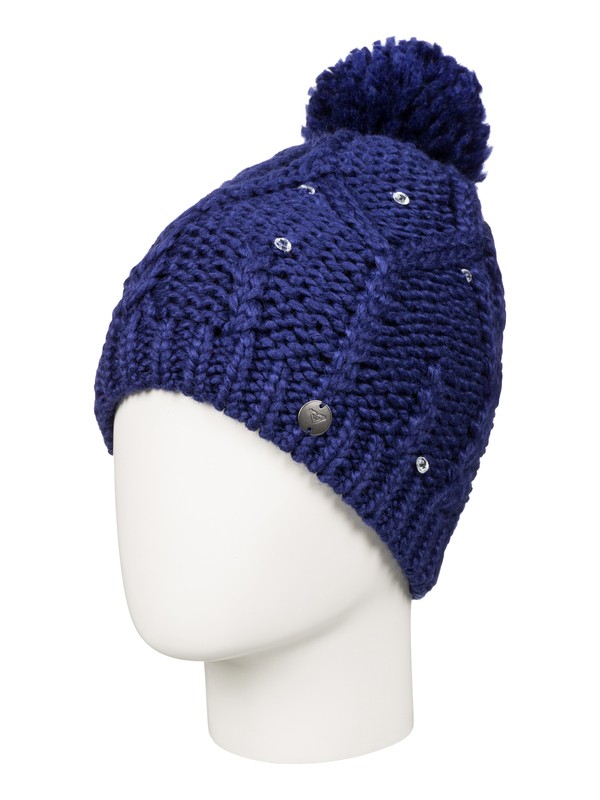 roxy, Girls 7-14 Shooting Star Beanie, BLUE PRINT (bsq0) 0 Girls 7-14 Shooting Star Beanie ERGHA03015 Roxy