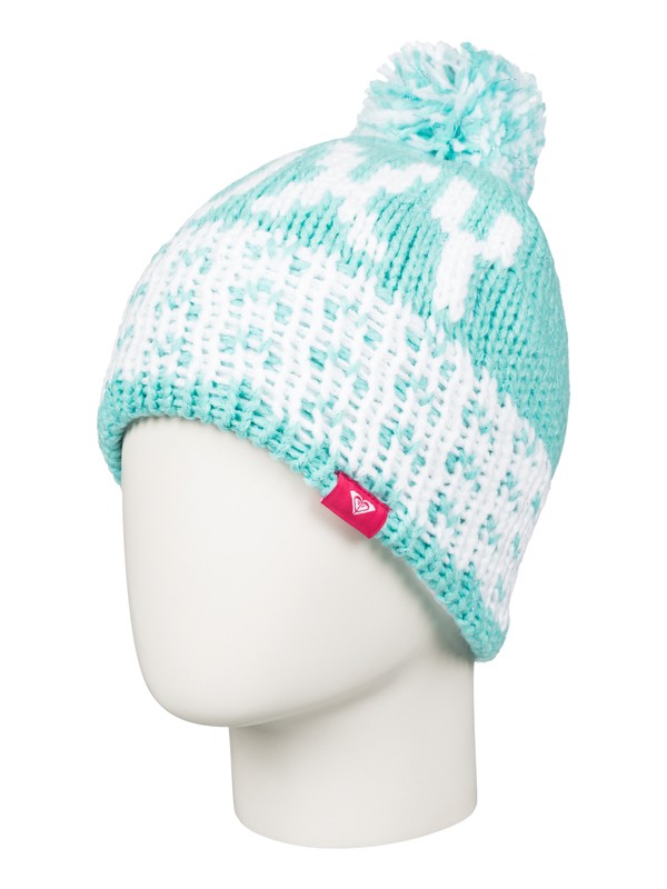 roxy, Girls 7-14 Fjord Beanie, BLUE RADIANCE (bgm0) 0 Girls 7-14 Fjord Beanie ERGHA03017 Roxy