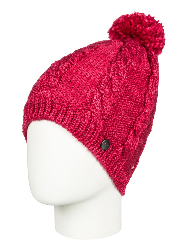 roxy, Girl's 7-14 Shooting Star Pom-Pom Beanie, SHELL PINK (mhg0) 0 Girl's 7-14 Shooting Star Pom-Pom Beanie Pink ERGHA03108 Roxy