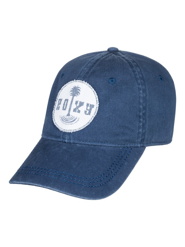 roxy, Girls 7-14 Dear Believer Baseball Hat, DRESS BLUES (btk0) 0 Girls 7-14 Dear Believer Baseball Hat Blue ERGHA03114 Roxy