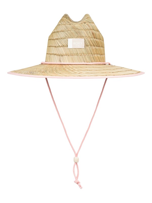 roxy, Girls 7-14 Tomboy Straw Sun Hat, SOUFFLE (mfg0) 0 Girls 7-14 Tomboy Straw Sun Hat Pink ERGHA03115 Roxy