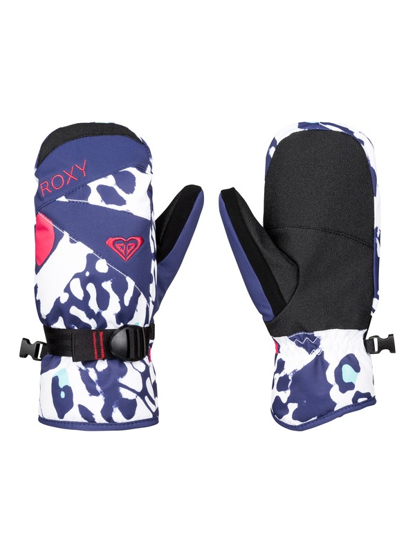 roxy, ROXY Jetty - Snow Mittens, BUTTERFLY_BLUE PRINT (bsq7) 0 ROXY Jetty - Snow Mittens ERGHN03005 Roxy