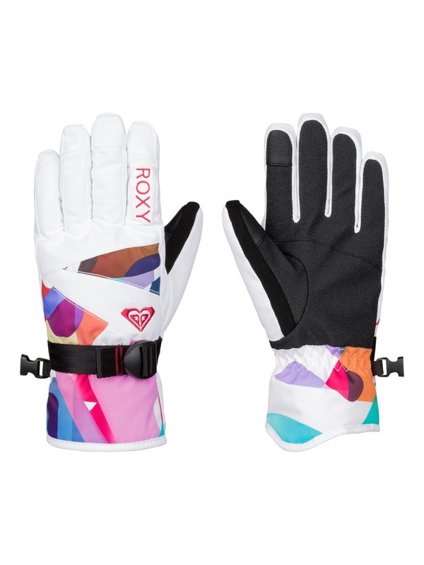 roxy, Girls 7-14 ROXY Jetty Snow Gloves, MILO TYPO_BRIGHT WHITE (wbb3) 0 Girls 7-14 ROXY Jetty Snow Gloves ERGHN03007 Roxy