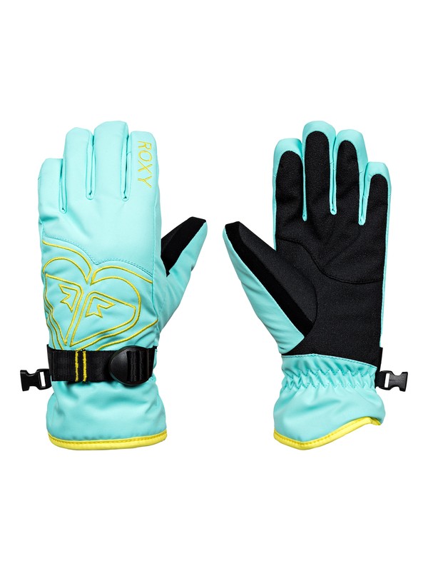roxy, Girls 7-14 Poppy Snow Gloves, ARUBA BLUE (bfk0) 0 Girls 7-14 Poppy Snow Gloves ERGHN03010 Roxy