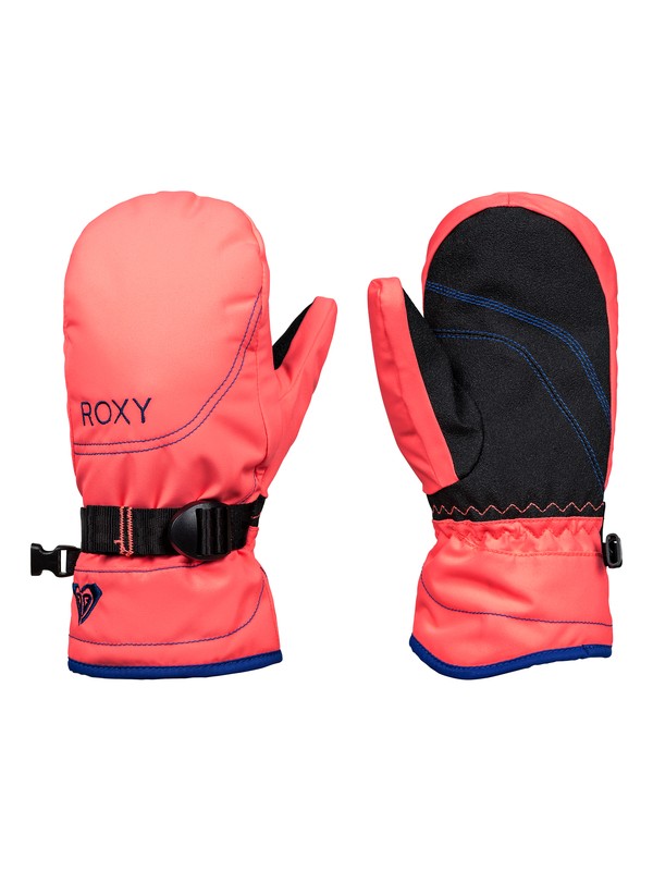 roxy, Girls 7-14 Roxy Jetty Solid Snow Mittens, NEON GRAPEFRUIT (nkn0) 0 Girls 7-14 Roxy Jetty Solid Snow Mittens ERGHN03012 Roxy