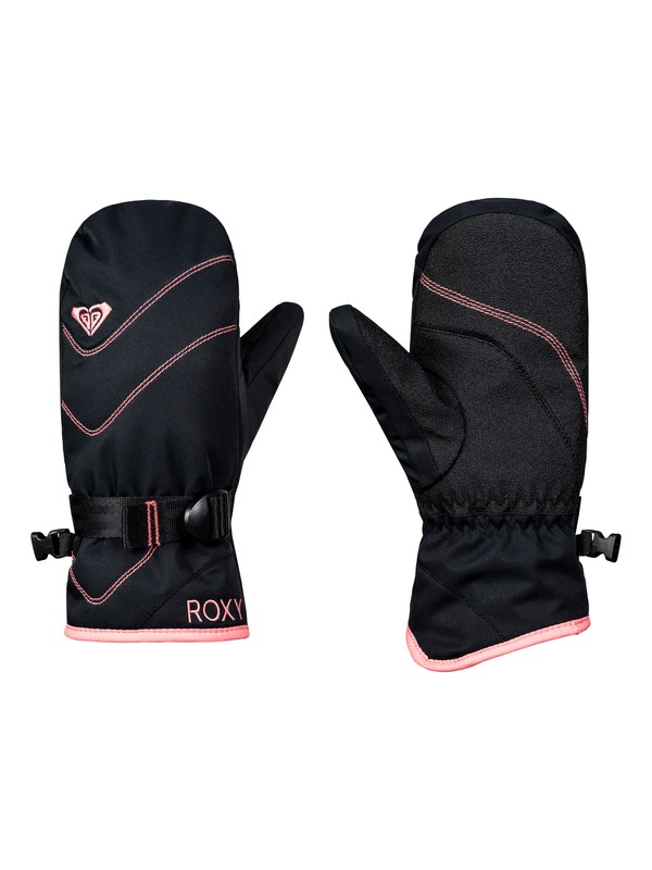 roxy, Girls 7-14 ROXY Jetty Ski/Snowboard Mittens, TRUE BLACK (kvj0) 0 Girls 7-14 ROXY Jetty Ski/Snowboard Mittens Black ERGHN03016 Roxy