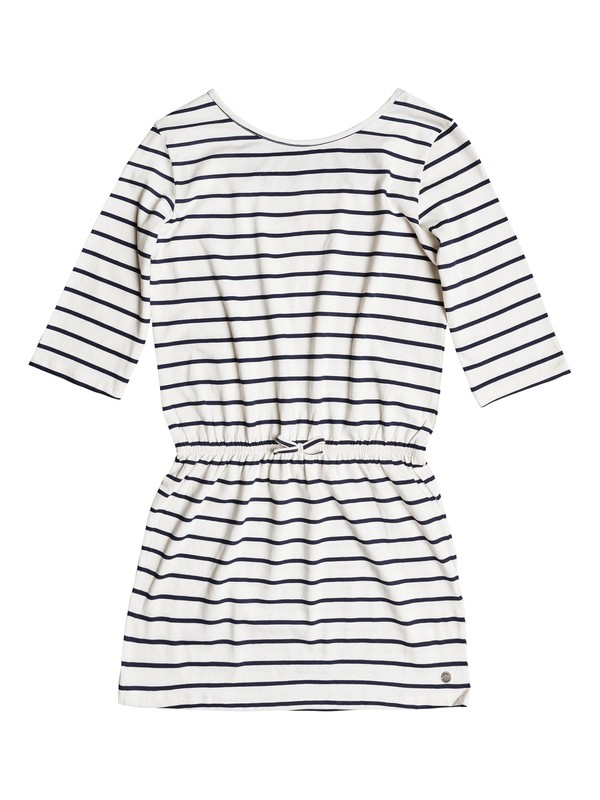 LOVELY DAUGHTERS STRIPE ERGKD03048 0 Girls 7-14 Lovely Daughters Stripe 3/4 Sleeve Dress ERGKD03048 Roxy