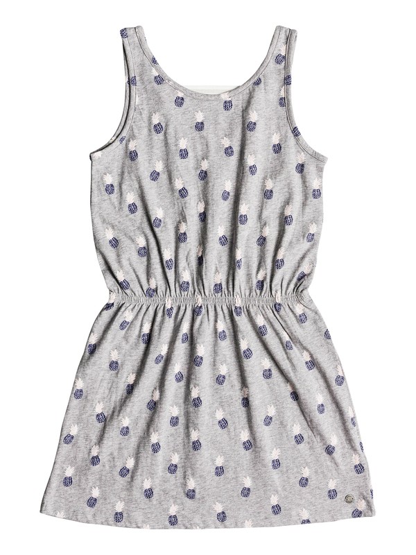 roxy, Girls 7-14 Fearless Friends Tank Dress, HERITAGE HEATHER ICE PINEAPPLE (sgr6) 0 Girls 7-14 Fearless Friends Tank Dress Grey ERGKD03052 Roxy