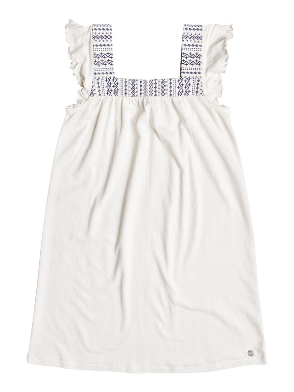 roxy, Girls 7-14 Precious Mind Tank Dress, MARSHMALLOW (wbt0) 0 Girls 7-14 Precious Mind Tank Dress White ERGKD03055 Roxy