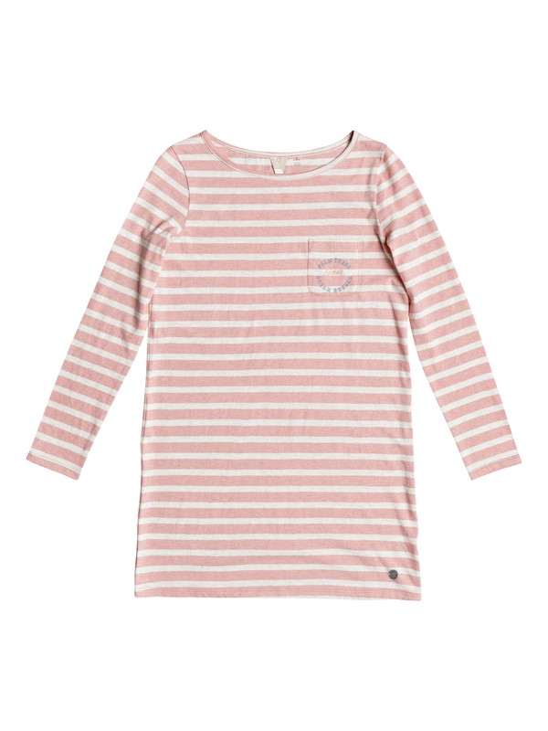 SPINWITHME G KTDR MHB3 ERGKD03056 0 Girls 7-14 Spin With Me Long Sleeve Tee Dress ERGKD03056 Roxy