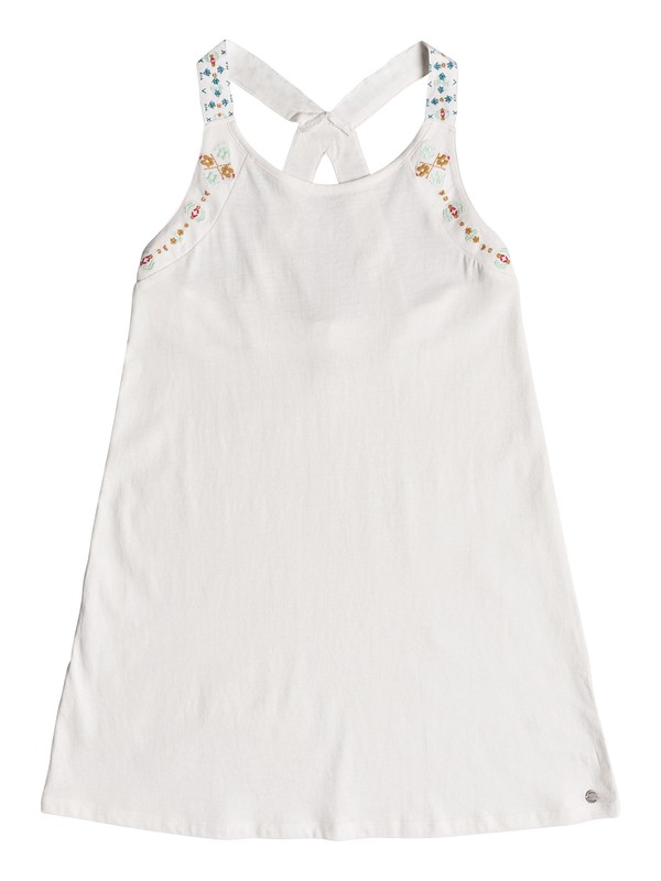 roxy, Girls 7-14 So Much Brighter Strappy Dress, MARSHMALLOW (wbt0) 0 Girls 7-14 So Much Brighter Strappy Dress White ERGKD03061 Roxy