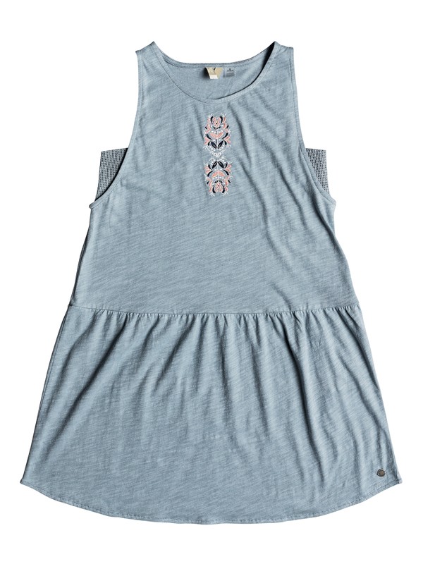 roxy, Girls 7-14 Walk Together Tank Dress, ASHLEY BLUE (bhl0) 0 Girls 7-14 Walk Together Tank Dress Blue ERGKD03068 Roxy