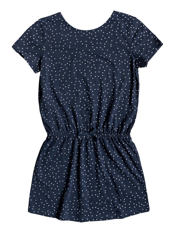 roxy, Girls 7-14 Heart Will Swell Short Sleeve Dress, DRESS BLUE DOTS FOR DAYS (xwww) 0 Girls 7-14 Heart Will Swell Short Sleeve Dress White ERGKD03070 Roxy