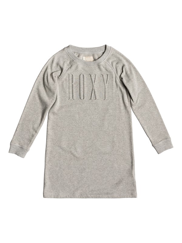 roxy, Wind Blew - Robe à manches longues pour Fille 8-16 ans, HERITAGE HEATHER (sgrh) 0 Wind Blew - Robe à manches longues pour Fille 8-16 ans Gris ERGKD03072 Roxy