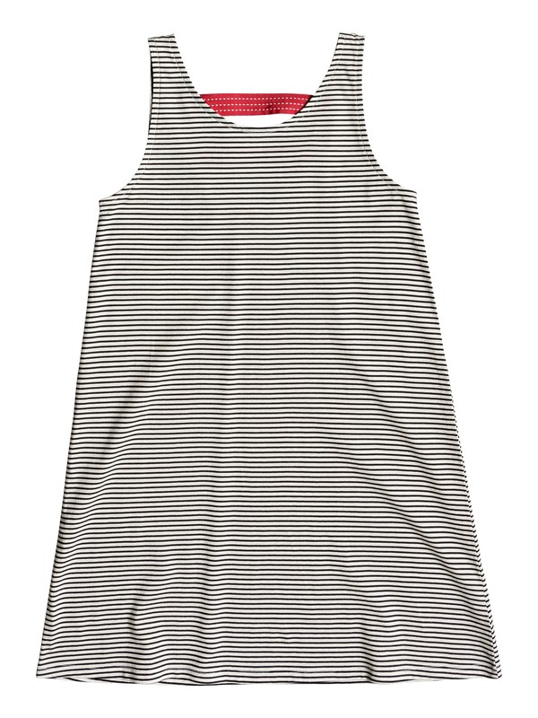 roxy, Leaves Movement - Vestido sin Mangas para Chicas 8-16, ANTHRACITE COSY STRIPES (kvj4) 0 Leaves Movement - Vestido sin Mangas para Chicas 8-16 Negro ERGKD03085 Roxy