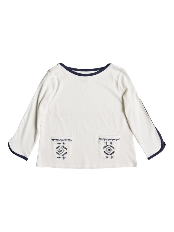 MAY FLOWERS ERGKT03070 0 Girls 7-14 May Flowers 3/4 Sleeve Top ERGKT03070 Roxy