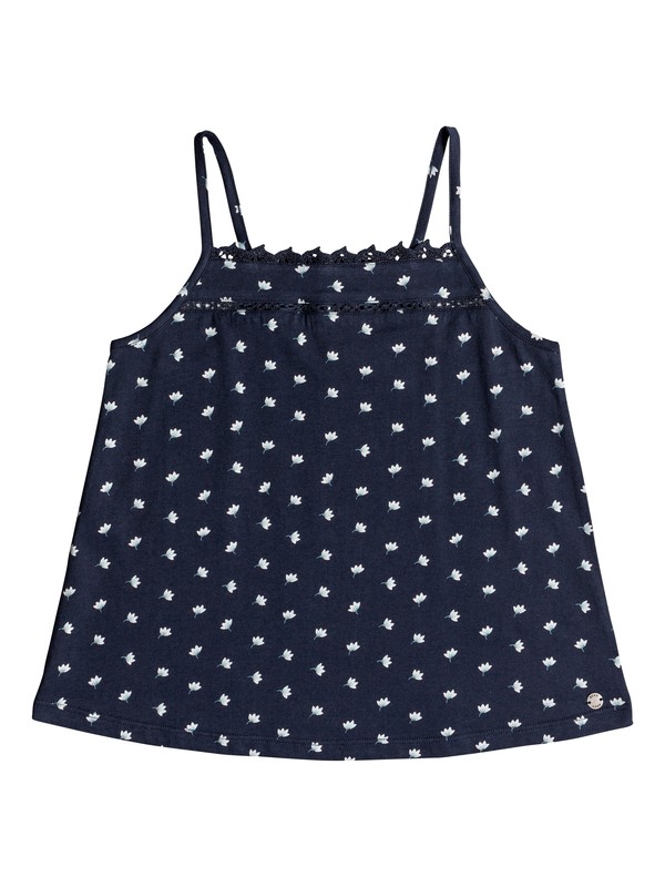 roxy, Girl's 7-14 Radiant Light Strappy Top, DRESS BLUE FLOWER TWIST (btk7) 0 Girl's 7-14 Radiant Light Strappy Top Blue ERGKT03082 Roxy
