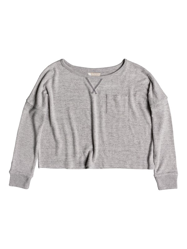 SHIMERINGLIGHT G KTTP SGRH ERGKT03085 0 Girls 7-14 Shimmering Light Long Sleeve Lounge Top ERGKT03085 Roxy