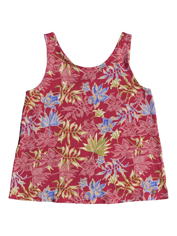 roxy, Girl's 7-14 All We Do Tank Top, CARDINAL VIVIAN SMALL (rpe7) 0 Girl's 7-14 All We Do Tank Top Red ERGKT03102 Roxy