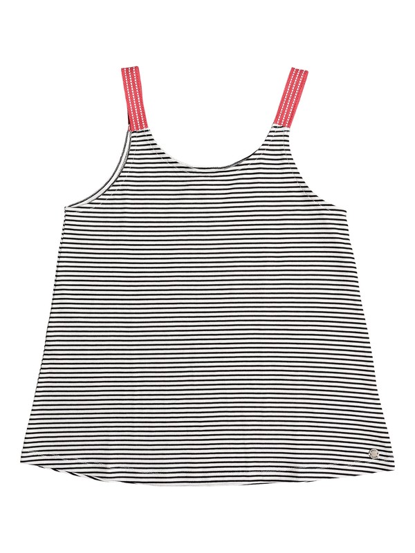 roxy, Girl's 7-14 Spirit Bird Tank Top, ANTHRACITE COSY STRIPES (kvj4) 0 Girl's 7-14 Spirit Bird Tank Top Black ERGKT03108 Roxy