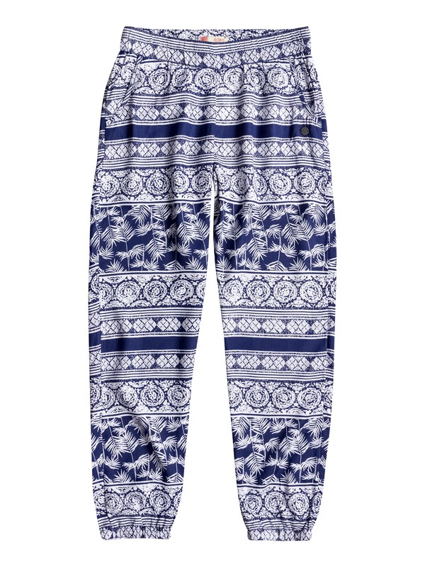 roxy, Wanna Go Holiday - Pantalon de plage, BLUE DEPTHS TROPIC WAX (bta3) 0 Wanna Go Holiday - Pantalon de plage ERGNP03010 Roxy
