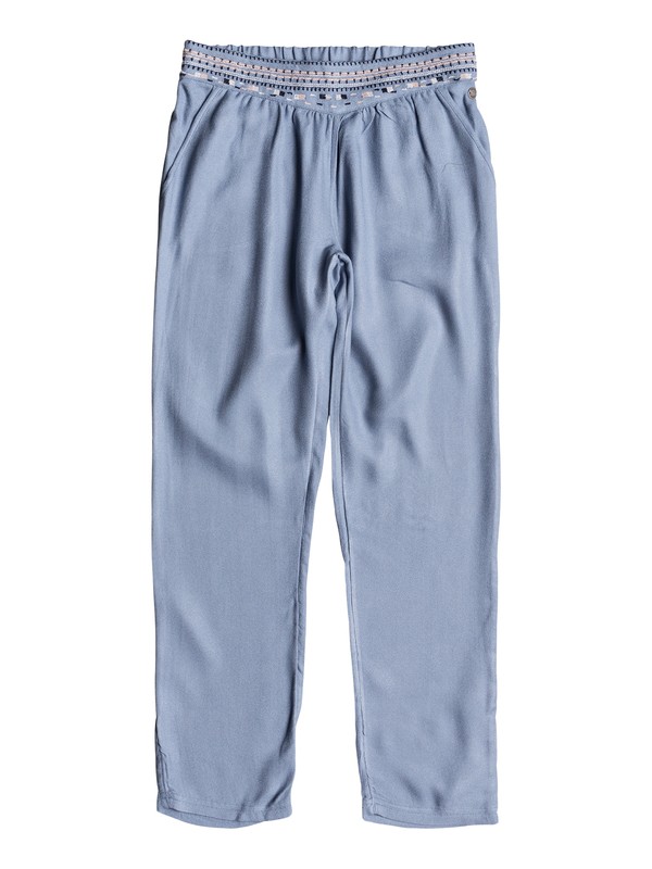 roxy, Girls 7-14 Lovely Stories Beach Pants, bkq0 (bkq0) 0 Girls 7-14 Lovely Stories Beach Pants Blue ERGNP03030 Roxy