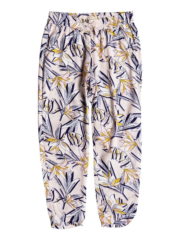 roxy, Girls 7-14 Sundays Gone Beach Pants, PEACH WHIP LAFITENIA (mek6) 0 Girls 7-14 Sundays Gone Beach Pants Pink ERGNP03034 Roxy