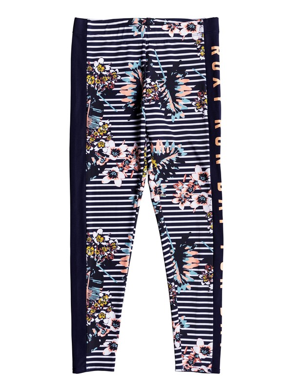 roxy, Keep In Flow - Legging de surf UPF 50 pour Fille 8-16 ans, MEDIEVAL BLUE BOARDWALK (bte6) 0 Keep In Flow - Legging de surf UPF 50 pour Fille 8-16 ans Bleu ERGNP03035 Roxy