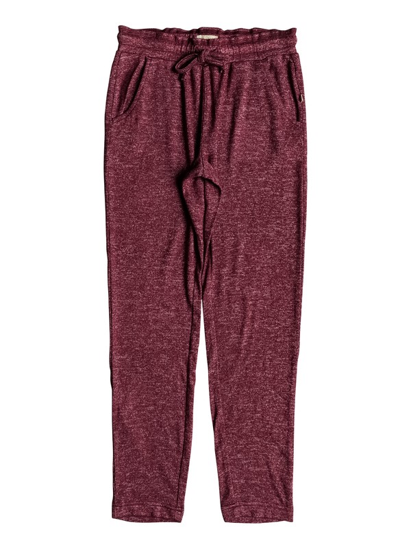 roxy, Girl's 7-14 Breath A New Day Joggers, TAWNY PORT (rsp0) 0 Girl's 7-14 Breath A New Day Joggers Red ERGNP03036 Roxy