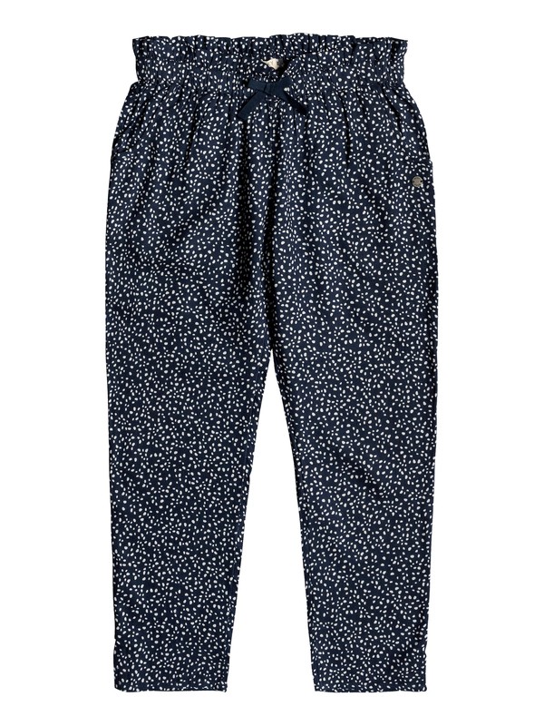 roxy, Happiest Day - Pantalón de Viscosa para Chicas 8-16, DRESS BLUES NEW DOTS (btk6) 0 Happiest Day - Pantalón de Viscosa para Chicas 8-16 Azul ERGNP03048 Roxy
