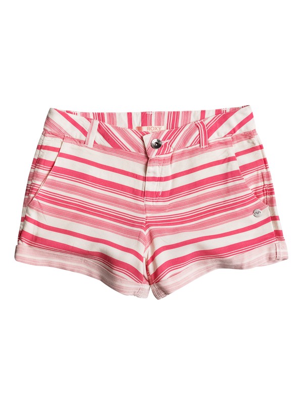 roxy, Yellow Banjo - Short en viscose, MARSHMALLOW LOLA STRIPE RG (wbt3) 0 Yellow Banjo - Short en viscose ERGNS03010 Roxy
