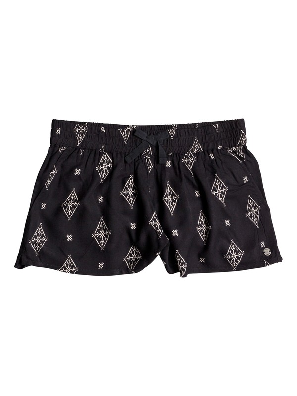 roxy, Girls 7-14 Enchanted Melody Beach Shorts, ANTHRACITE TRIBAL VOICE RG (kvj2) 0 Girls 7-14 Enchanted Melody Beach Shorts ERGNS03020 Roxy