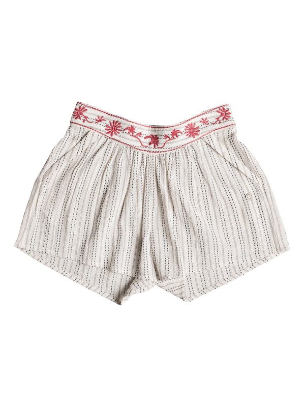 roxy, Girls 7-14 Deeper Dive Beach Shorts, MARSHMALLOW (wbt0) 0 Girls 7-14 Deeper Dive Beach Shorts White ERGNS03026 Roxy