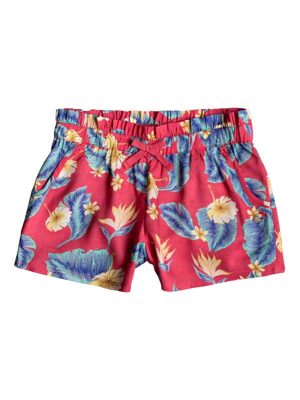 roxy, Rainbow Shower - Short de Viscosa para Chicas 8-16, BARBERRY TROPICAL LOVE RG (mpt6) 0 Rainbow Shower - Short de Viscosa para Chicas 8-16 Rosa ERGNS03038 Roxy