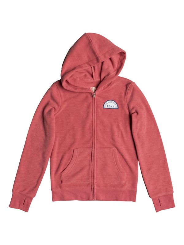 roxy, Colorful Matter - Sudadera con capucha y cremallera para Chicas 8-16, SPICED CORAL HEATHER (mlhh) 0 Colorful Matter - Sudadera con capucha y cremallera para Chicas 8-16 ERGPF03010 Roxy
