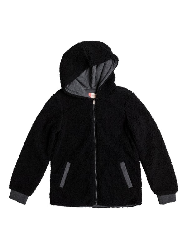 roxy, Share New Words - Sweat à capuche zippé pour Fille 8-16 ans, ANTHRACITE (kvj0) 0 Share New Words - Sweat à capuche zippé pour Fille 8-16 ans ERGPF03011 Roxy