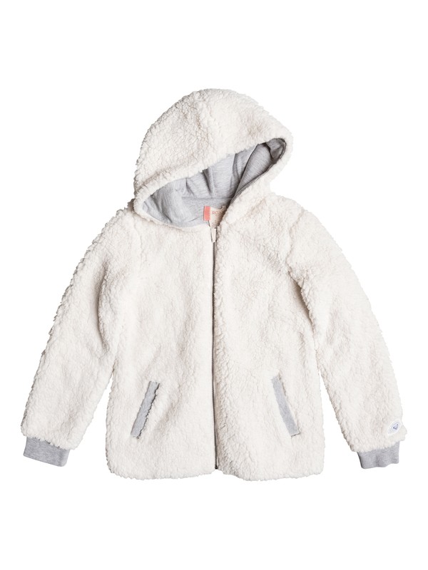 roxy, Share New Words - Zip-Up Hoodie, MARSHMELLOW (wbt0) 0 Share New Words - Zip-Up Hoodie White ERGPF03011 Roxy