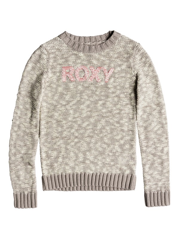 roxy, Girls 7-14 Blissful Memory Sweater, HERITAGE HEATHER (sgrh) 0 Girls 7-14 Blissful Memory Sweater Grey ERGSW03042 Roxy