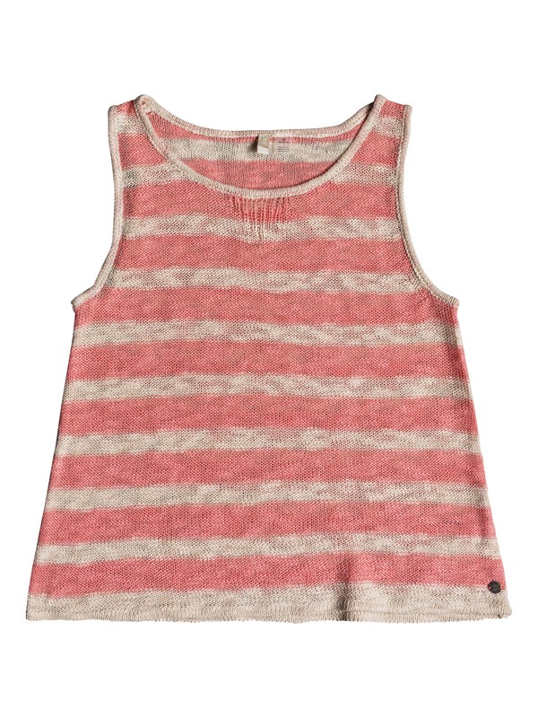 roxy, Girls 7-14 Nice Surprise Sweater, PEACHES N CREAM NICE STRIPE (mey3) 0 Girls 7-14 Nice Surprise Sweater Pink ERGSW03044 Roxy