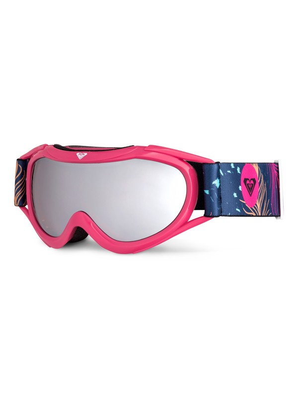 roxy, Girls 7-14 Loola 2.0 Snow Goggles, PETERPAN_BLUE PRINT (bsq1) 0 Girls 7-14 Loola 2.0 Snow Goggles ERGTG03002 Roxy