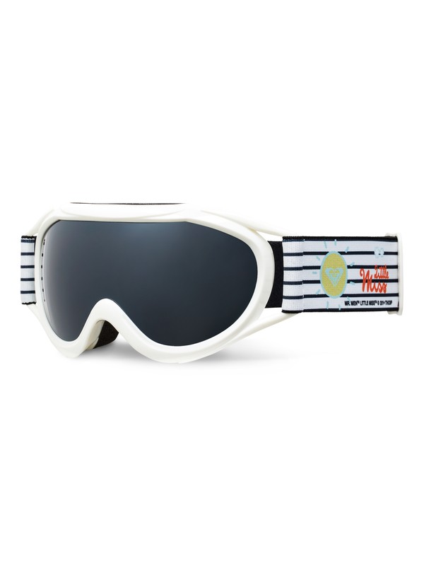 roxy, Loola 2.0 Little Miss - Snowboard- / Skibrille, BRIGHT WHITE_LITTLE MISS STRIP (wbb8) 0 Loola 2.0 Little Miss - Snowboard- / Skibrille ERGTG03005 Roxy