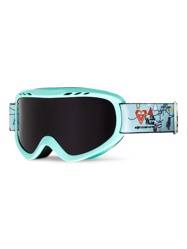 roxy, Sweet Little Miss - Snowboard/Ski Goggles, ARUBA BLUE_LITTLE MISS ALPINE (bfk8) 0 Sweet Little Miss - Snowboard/Ski Goggles Blue ERGTG03006 Roxy