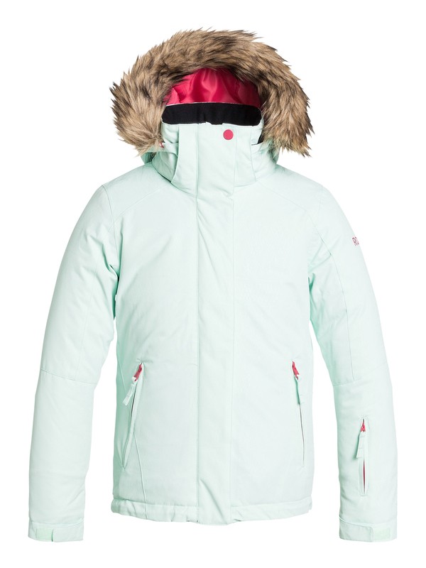 roxy, Girl's 7-14 American Pie Solid Snow Jacket, BAY (gbn0) 0 Girl's 7-14 American Pie Solid Snow Jacket ERGTJ03002 Roxy