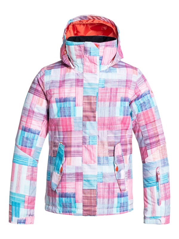roxy, Jetty Chamarra de snowboard, PLAID LINES (bmj6) 0 Jetty Chamarra de snowboard ERGTJ03004 Roxy