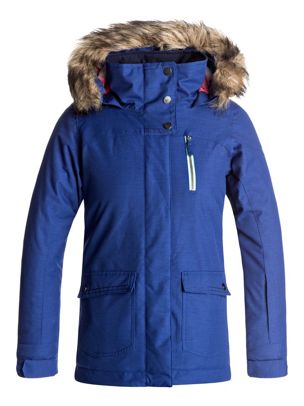 roxy, Tribe - Veste de snow pour Fille 8-16 ans, SODALITE BLUE (byb0) 0 Tribe - Veste de snow pour Fille 8-16 ans ERGTJ03031 Roxy