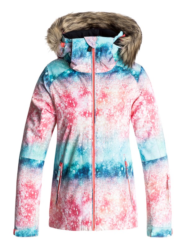 roxy, Jet Ski - Snow Jacke, NEON GRAPEFRUIT_SOLARGRADIENT (nkn8) 0 Jet Ski - Snow Jacke Orange ERGTJ03034 Roxy