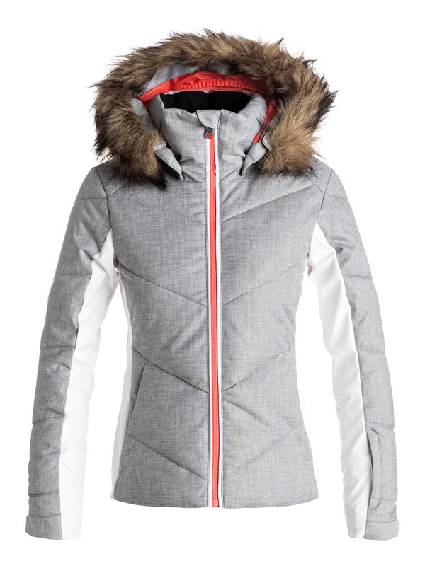 roxy, Snowstorm - Veste de snow pour Fille 8-16 ans, HERITAGE HEATHER (sgrh) 0 Snowstorm - Veste de snow pour Fille 8-16 ans ERGTJ03038 Roxy