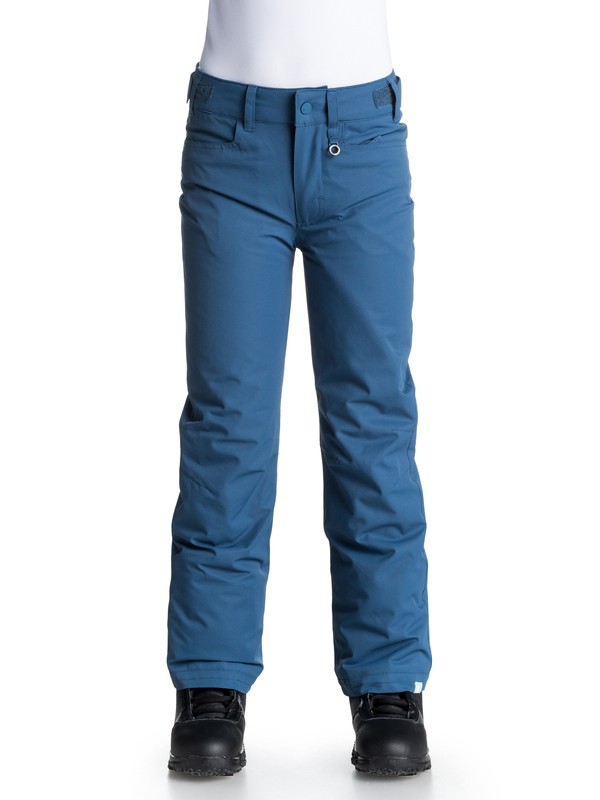 roxy, Girl's 7-14 Backyard Snow Pants, ENSIGN BLUE (brd0) 0 Girl's 7-14 Backyard Snow Pants ERGTP03000 Roxy